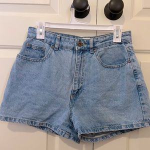 Cotton On High Rise Mom Denim Shorts